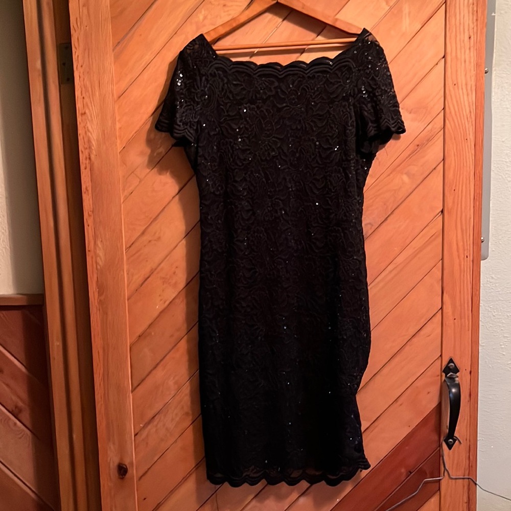 Little black Onyx Nite sequin dress